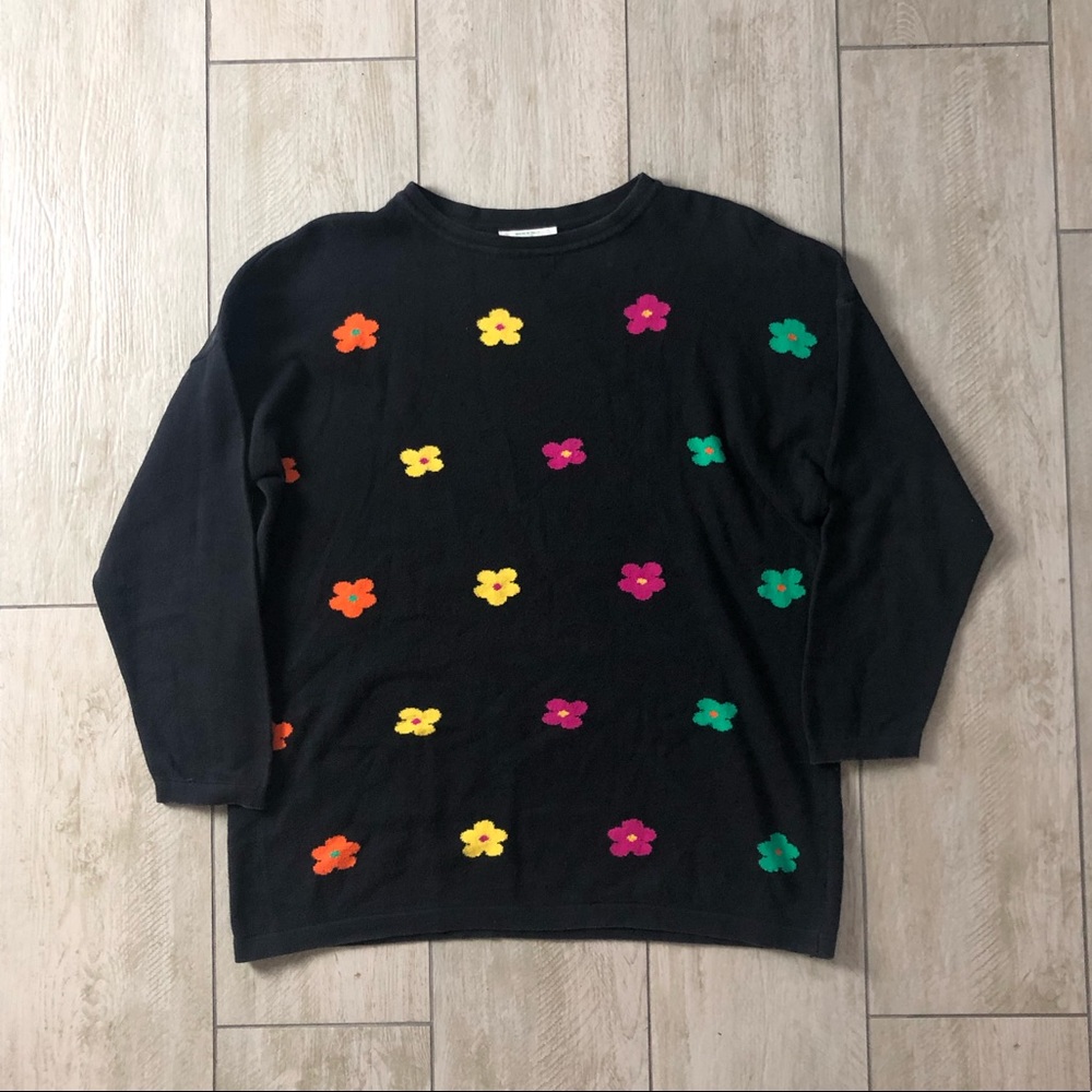 United Colors of BENETTON Floral Long Sleeve Top